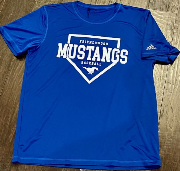 Adidas Friendswood Mustang Baseball Shirt – (ADULT SIZES) | FHS Mustang ...