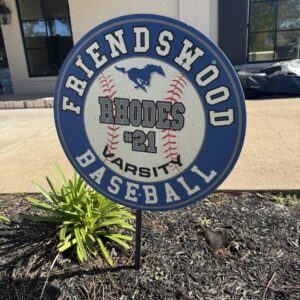 Varsity Only Yard Sign